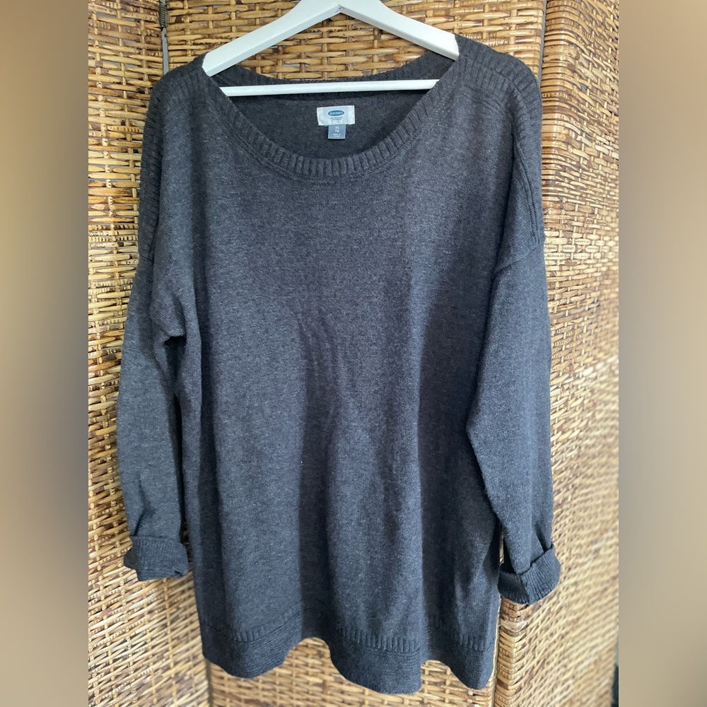 Gray scoop neck XL Old Navy Sweater